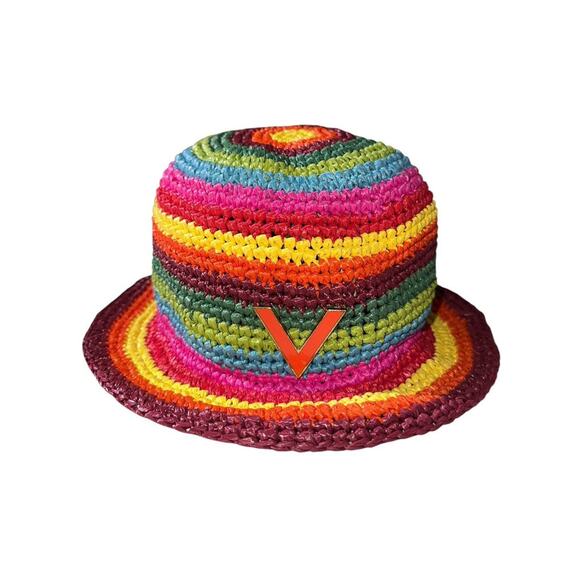 Crochet multicolor bucket hat - Picture 1 of 2